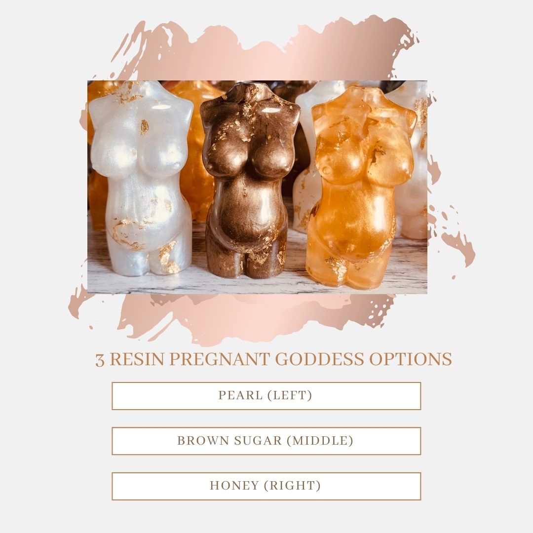 Pregnant Resin Goddess