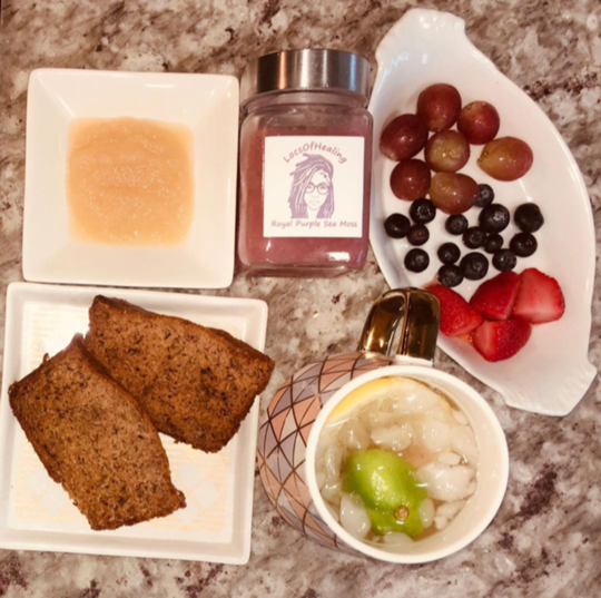 Banana (no nut) Bread and Purple Sea Moss Recipe